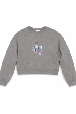 Sudadera cuello redondo