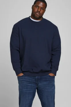 Sudadera cuello redondo b&aacute;sica PLUS