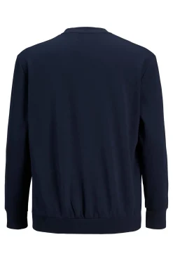 Sudadera cuello redondo b&aacute;sica PLUS