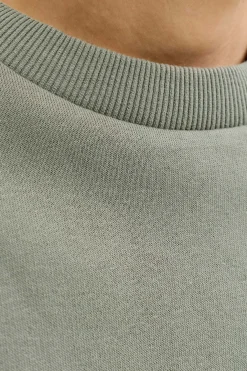 Sudadera cuello redondo felpa