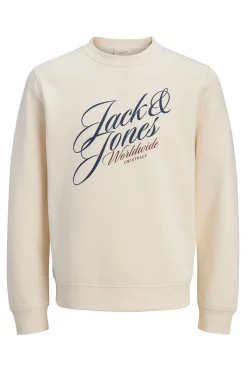 Sudadera cuello redondo logo