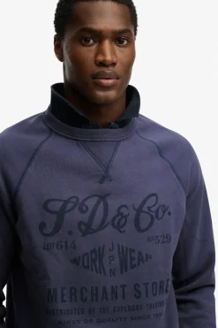 Sudadera cuello redondo logo