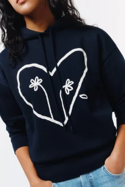 Sudadera dos flores