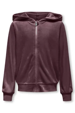 Sudadera efecto terciopelo