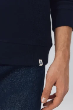 Sudadera estructura cuello caja