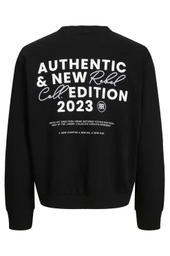 Sudadera holgada backprint