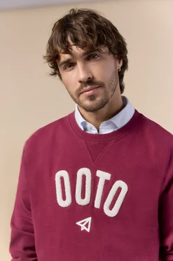 Sudadera logo cuello redondo