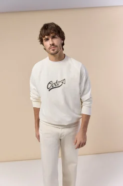 Sudadera logo cuello redondo