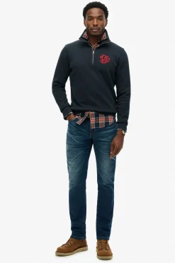 Sudadera media cremallera neon