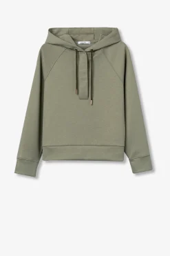 Sudadera Metalizada con Botones