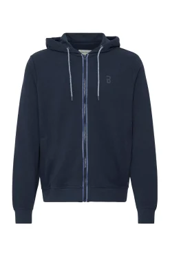Sudadera piqu&eacute; con capucha