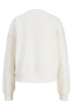 Sudadera relaxed cuello redondo