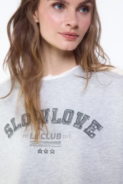 Sudadera slowlove oversize
