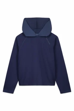 Sudadera tacto suave azul oscuro