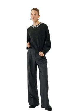 Su&eacute;ter de punto con efecto decorativo