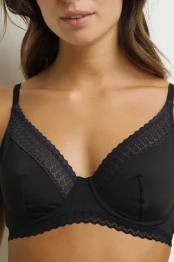 Sujetador con aros Foulard de microfibra