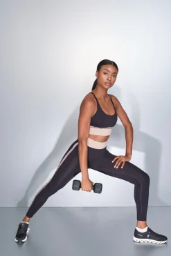 Sujetador deportivo 4D STRETCH negro animal print