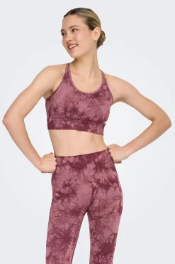 Sujetador deportivo Seamless tie dye