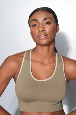 Sujetador deportivo SEAMLESS COMFORT kaki