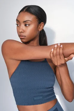 Sujetador deportivo SEAMLESS COMFORT smock azul