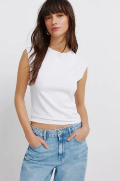 Top b&aacute;sico sin mangas algod&oacute;n