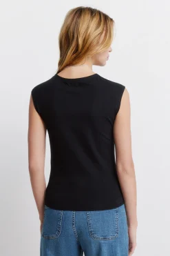 Top b&aacute;sico sin mangas algod&oacute;n