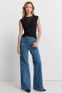 Top b&aacute;sico sin mangas algod&oacute;n