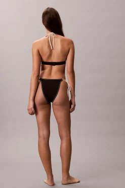 Top bikini triangular halter