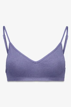 Top canal&eacute; seamless lila lurex