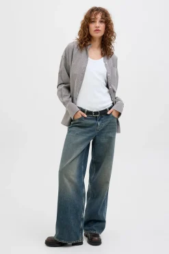 Top canal&eacute; sin mangas el&aacute;stico