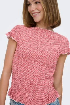 Top de cuadros vichy