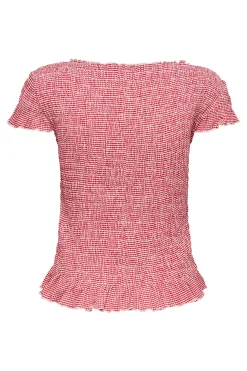 Top de cuadros vichy