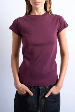 Top de manga corta b&aacute;sico