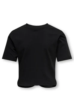 Top de manga corta con nudo