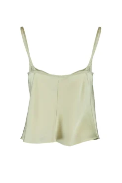 Top de tirantes satinado