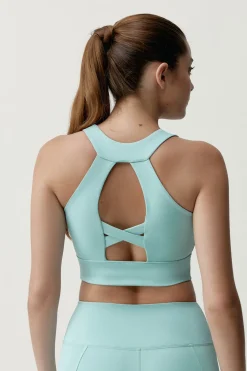 Top deportivo Ariadna azul claro