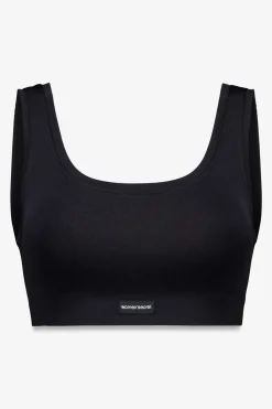 Top reversible LOVELY sin costuras negro