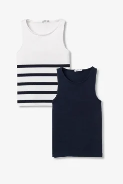 Top sin mangas ajustado