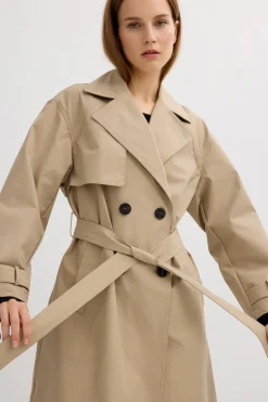 Trench Midi Cintur&oacute;n