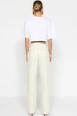 Vaqueros rectos de pernera ancha