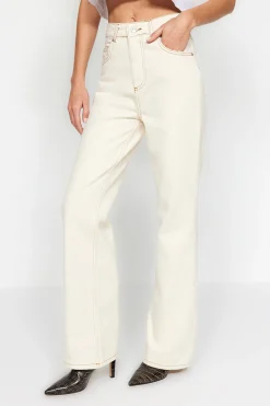 Vaqueros rectos de pernera ancha