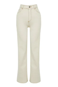 Vaqueros rectos de pernera ancha