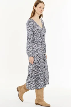 Vestido animal print