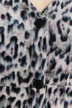 Vestido animal print