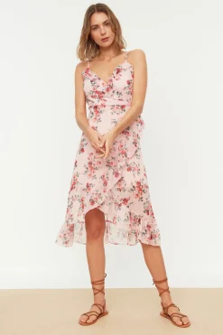 Vestido asimétrico midi