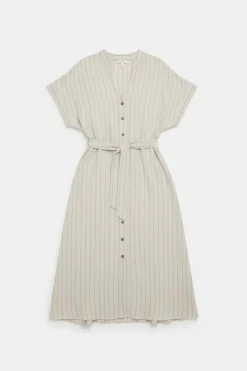 Vestido camisero rayas