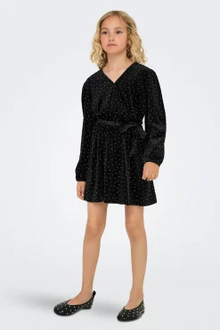 Vestido corto con brillantes