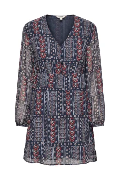 Vestido corto con lurex