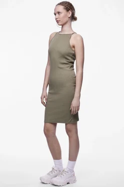 Vestido corto cuello Halter