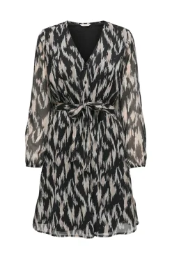 Vestido corto de gasa